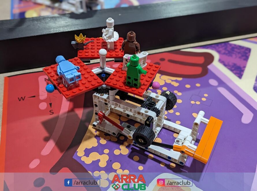 FIRST® LEGO® League Challenge Romania, MASTERPIECE, Misiunea 02 SCHIMBARE SCENĂ DE TEATRU - tutoriale de robotica LEGO de la ARRA CLUB
